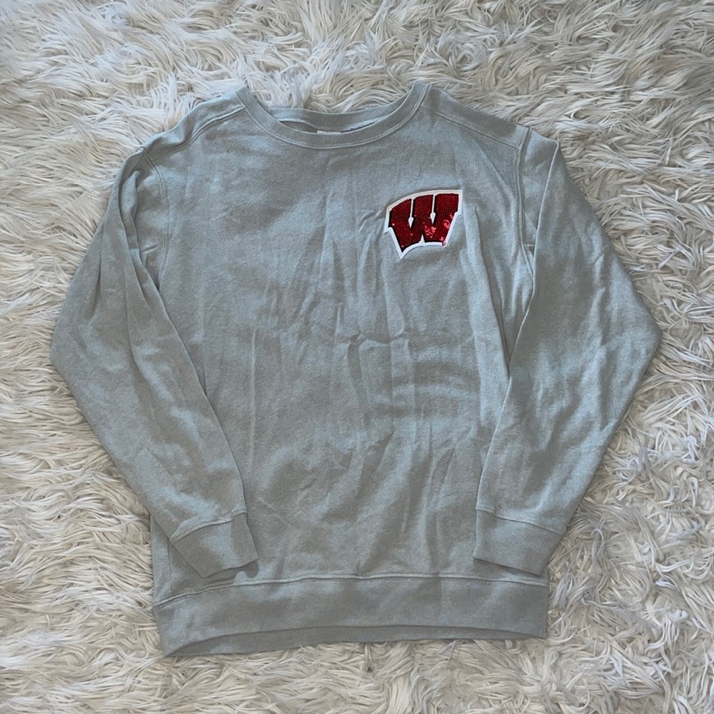 Wisconsin badgers sequin pullover